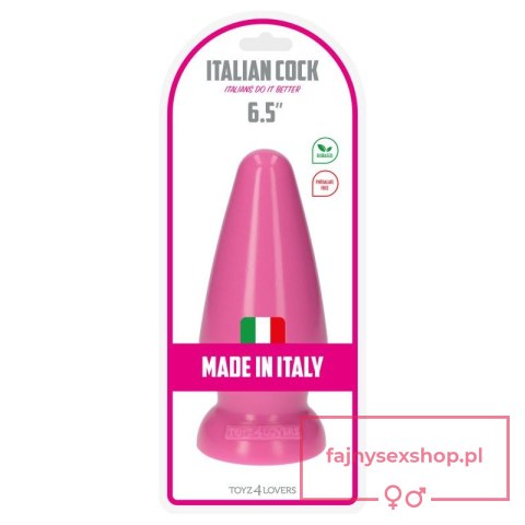 Plug-Italian Cock 6,5""Pink Plug-Italian Cock 6,5""Pink