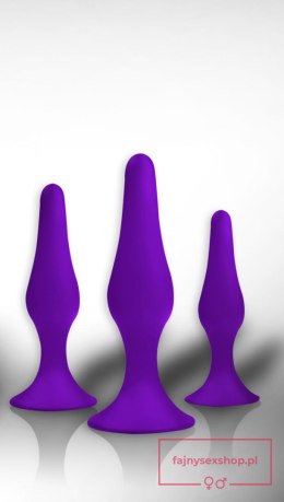 Plug - Anal Plug Box 3 pack purple