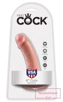 King Cock 6 inch Flesh