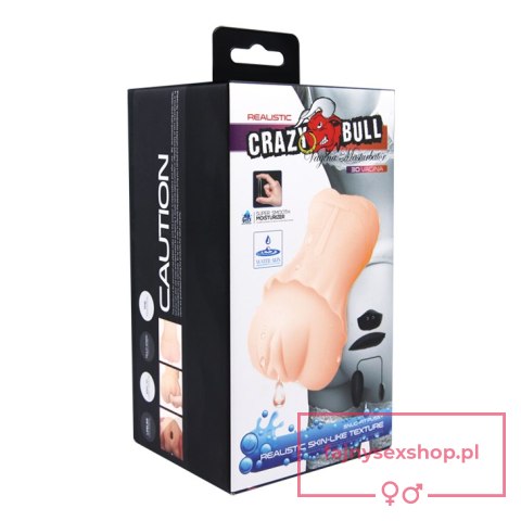 CRAZY BULL - Vibrating Vagina Masturbator CRAZY BULL - Vibrating Vagina Masturbator