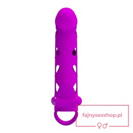 PRETTY LOVE - Vibrating Penis Sleeve with Ball Strap