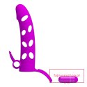 PRETTY LOVE - Vibrating Penis Sleeve with Ball Strap