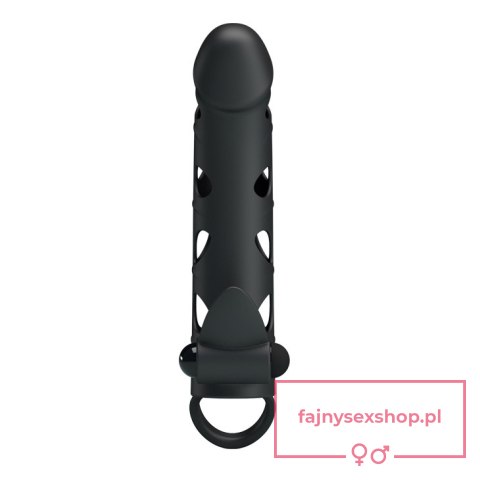 PRETTY LOVE - Vibrating Penis Sleeve with Ball Strap