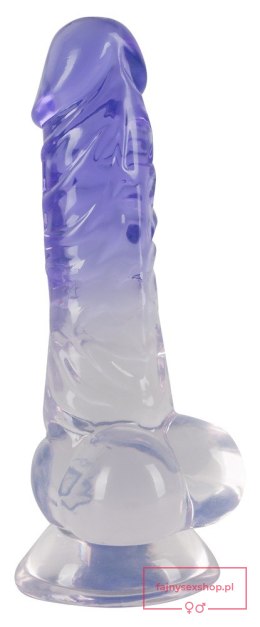 Crystal Clear Dildo with balls