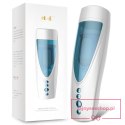 Masturbator-Vibrating, Rotating and Flashing Masturbation USB 10+10 Function / Talk Mode