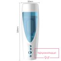 Masturbator-Vibrating, Rotating and Flashing Masturbation USB 10+10 Function / Talk Mode