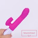 Wibrator-Silicone Vibrator USB 7 Function and Thrusting Function / Heating, purple