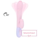 Wibrator-Silicone Vibrator USB 7 Function and Thrusting Function / Heating, purple