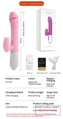 Wibrator-Silicone Vibrator USB 7 Function and Thrusting Function / Heating, purple