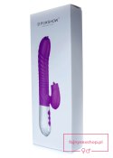 Wibrator-Silicone Vibrator USB 7 Function and Thrusting Function / Heating, purple