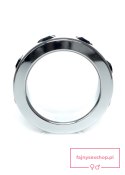 Pierścień-Metal Cock Ring with Black Diamonds Medium Pierścień-Metal Cock Ring with Black Diamonds Medium