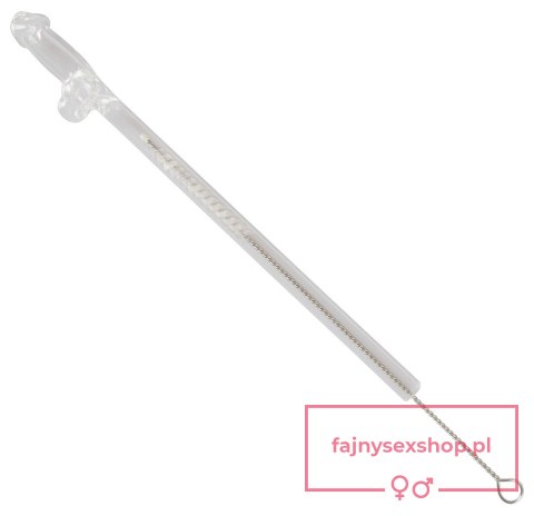 Glass Drinking Straw Willy x 4 Glass Drinking Straw Willy x 4
