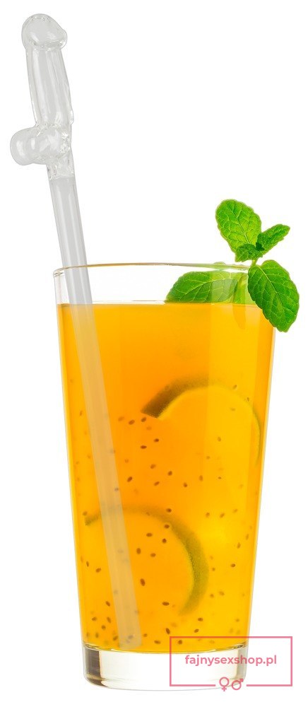 Glass Drinking Straw Willy x 4 Glass Drinking Straw Willy x 4