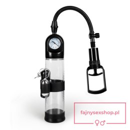 Pompka-Powerpump MASTER Vibrating - Black&Clear