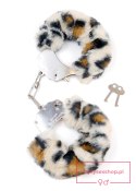 Kajdanki Fetish B - Series- Furry Cuffs Leopard