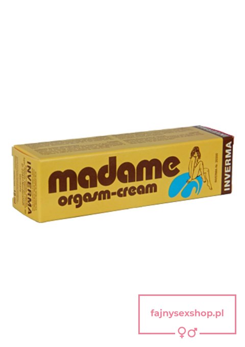 Krem Orgazmowy dla PaŃ -Madame Orgasm-Cream 18 ml