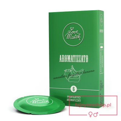 Prezerwatywy-Love Match Arromatizato - 6 pcs pack