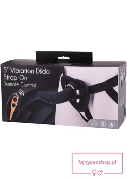 Vibration Dildo Strap-On 5inch Black