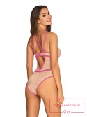 Bielizna-Nudelia body różowe L/XL