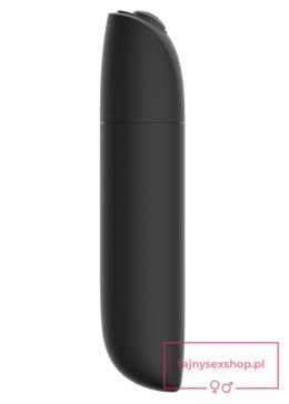 Stymulator-Rechargeable Powerful Bullet Vibrator USB 20 Functions - Shine Black