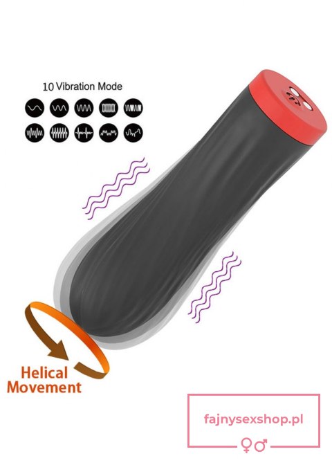 Stymulator-Rechargeable Silicone Touch Vibrator USB 10 Functions - Black Stymulator-Rechargeable Silicone Touch Vibrator USB 10 Functions - Black