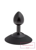 MALESATION Alu-Plug with suction cup small, black