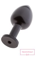 MALESATION Alu-Plug with suction cup small, black