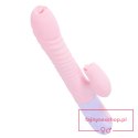 Wibrator-Silicone Vibrator USB 7 Function and Thrusting Function / Heating, pink