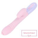 Wibrator-Silicone Vibrator USB 7 Function and Thrusting Function / Heating, pink