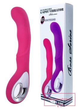 Vibrator G-spot 10 functions USB Pink