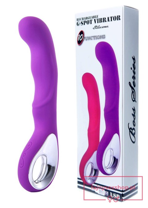 Vibrator G-spot 10 functions USB Purple Vibrator G-spot 10 functions USB Purple