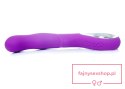 Vibrator G-spot 10 functions USB Purple