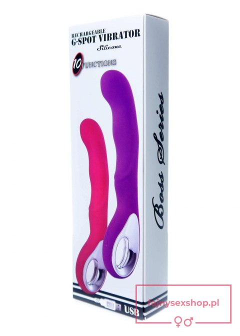 Vibrator G-spot 10 functions USB Purple Vibrator G-spot 10 functions USB Purple