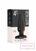 Butt Plug - Basic - 4 Inch - Black