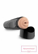 Self Lubrication Easy Grip Masturbator XL Oral - Flesh