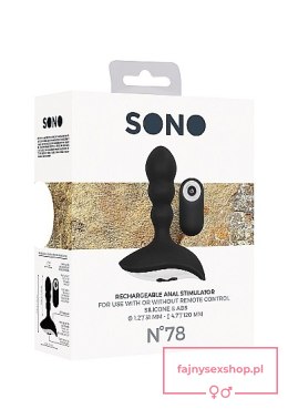 No. 78 - Rechargeable Anal Stimulator - Black