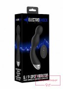 Remote Controlled E-Stim & Vibrating G/P-Spot Vibrator - Black