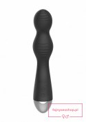 Remote Controlled E-Stim & Vibrating G/P-Spot Vibrator - Black