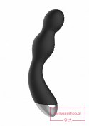 Remote Controlled E-Stim & Vibrating G/P-Spot Vibrator - Black