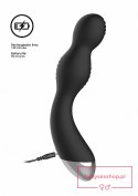 Remote Controlled E-Stim & Vibrating G/P-Spot Vibrator - Black