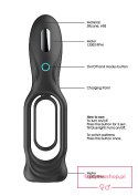 N0. 88 - Vibrating Rechargeable Cock Ring - Black N0. 88 - Vibrating Rechargeable Cock Ring - Black