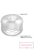 N0. 94 - Reversible Masturbator and Bumper - Transparent