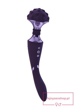 Stymulator- Shiatsu Bendable Massager Wand - Purple