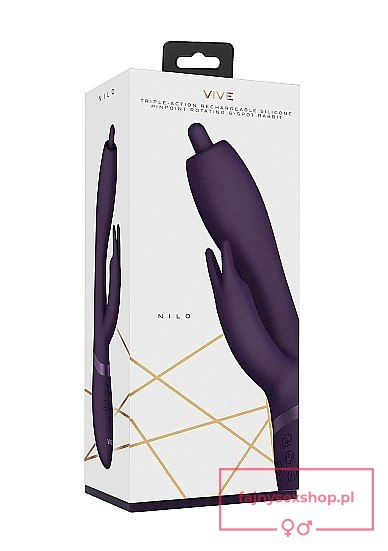 Wibrator Nilo - Pinpoint Rotating G-spot Rabbit - Purple Wibrator Nilo - Pinpoint Rotating G-spot Rabbit - Purple