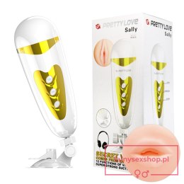 PRETTY LOVE -SALLY, 12 vibration functions Sex talk Suction base