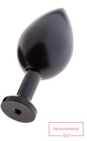 MALESATION Alu-Plug with suction cup large, black