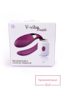 Wibtator dla PAR - Stymulator-V-Vibe Purple USB 7 Function / Remote Control