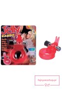Jelly Rabbit Cockring Red