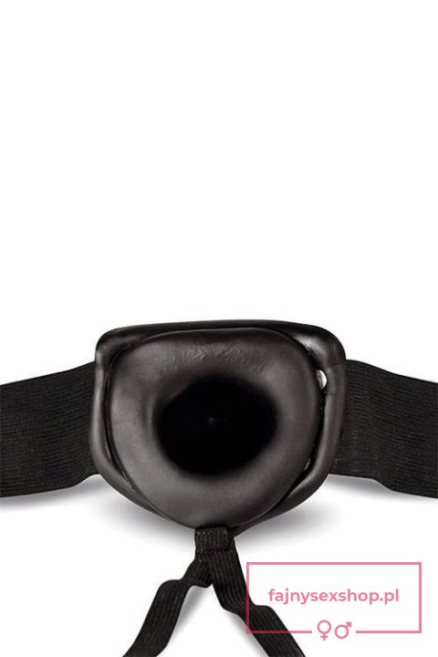 DR. SKIN 6INCH HOLLOW STRAP ON BLACK DR. SKIN 6INCH HOLLOW STRAP ON BLACK