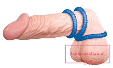 Lust 3 Cock Rings blue Lust 3 Cock Rings blue
